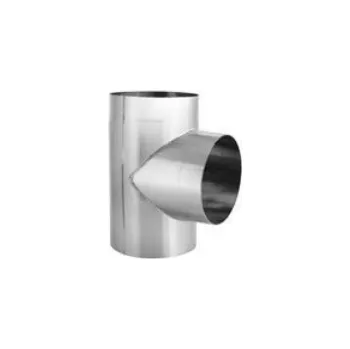 Kouřovod T-kus 90°, průměr 180 mm, tl. 2 mm
