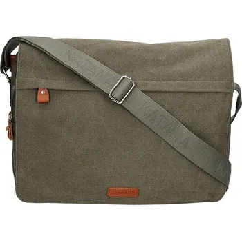 Pánská aktovka Pánská taška Katana Borsek - zeleno-šedá
