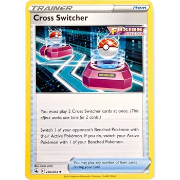 Sběratelská karetní hra Pokémon karta Cross Switcher 230/264 - Fusion Strike