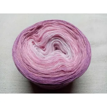 Příze Růžová sonáta mini 3-nitka 500m (Duhové klubko Růžová sonáta mini)