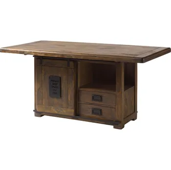 Jídelní stůl Jídelní stůl mango 200x100x76 hnědý lakovaný RAILWAY