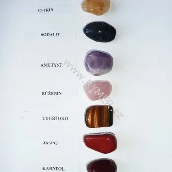 Drahý kámen HARMONIZACE ČAKER, sada minerálů