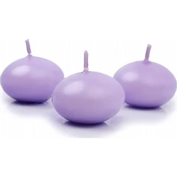 Svíčka Svíčka plovoucí 4cm PASTEL světle fialová