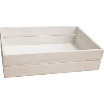 Dárkový potravinový koš Dřevěná bedýnka velká D3578/V