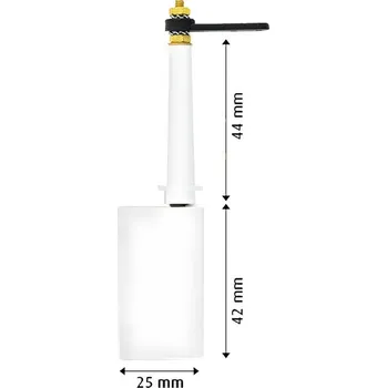 RC náhradní díl Raboesch kormidlo kompletní 25x42mm