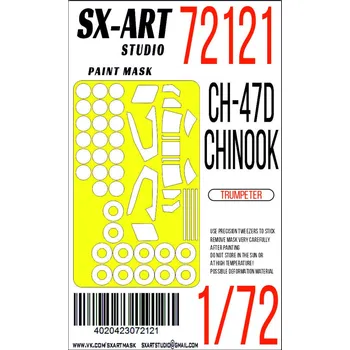 Plastikový model 1/72 Paint mask CH-47D Chinook (TRUMP)