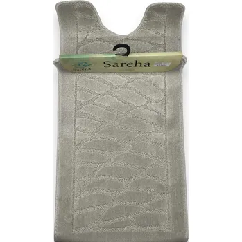 Koupelnová předložka Sareha 2 dílná béžová předložka do koupelny Barva: Béžová