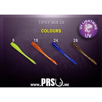 Umělá nástraha Crazy Fish TIPSY 2" barva Mix 20