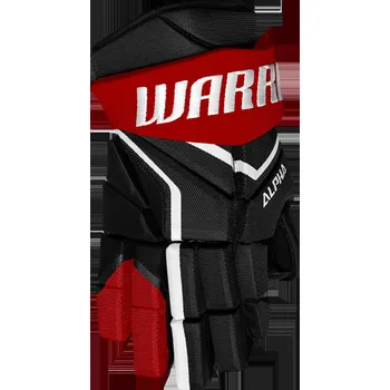 Hokejové rukavice Hokejové rukavice Warrior Alpha LX2 Max Black/Red Junior 11 palců