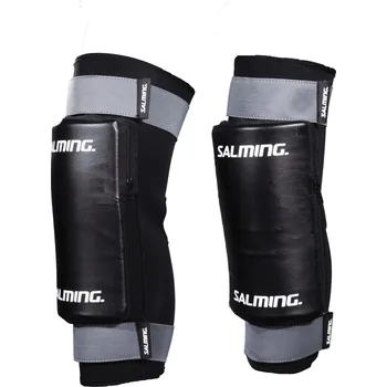 Brankářské florbalové chrániče kolen SALMING Goalie Kneepads E-Series Black/Grey