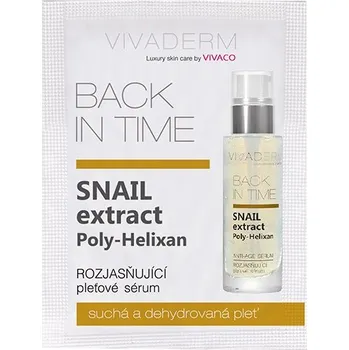 Pleťové sérum Vivaco Rozjasňující sérum SNAIL extract BACK IN TIME - vzorek 4 ml
