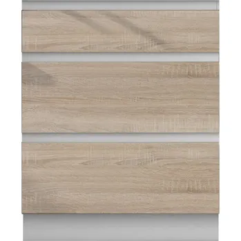 Kuchyňská linka Tempo Kondela Dolní skříňka LINE D60 3 ZAS Barva: dub sonoma