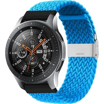 Příslušenství k chytrým hodinkám eses Pletený nylonový řemínek s přezkou 22 mm - Modrý