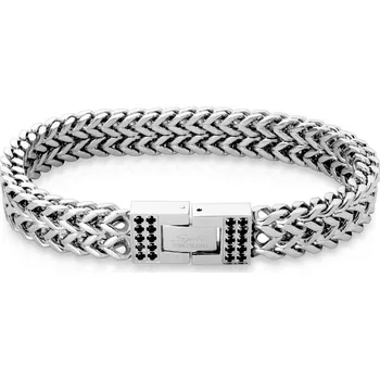 Náramek Steel Edge Pánský náramek z chirurgické oceli 0105 Délka náramku: 21,5 cm