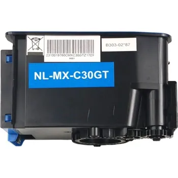 Tonerová kazeta - SHARP MX-C30GTC - cyan - kompatibilní