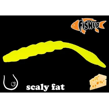 Umělá nástraha FishUp SCALY FAT 3.2" #111 hot chartreuse