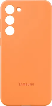 Pouzdro na mobilní telefon Samsung Silicone Case pro Samsung Galaxy S23 Plus oranžové