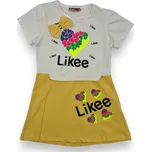 Dassi Dívčí žluté šaty 01 Barva: Žlutá, Velikost: 116