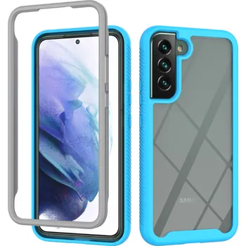 Pouzdro na mobilní telefon Beweare Shock kryt 2v1 na Samsung Galaxy A34 5G - světle modrý