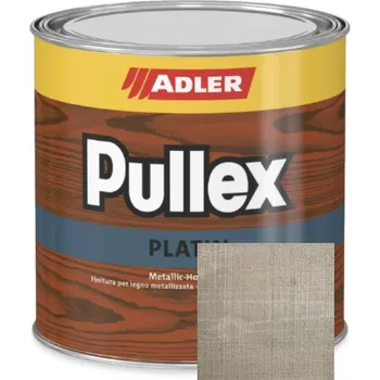 Lak na dřevo Adler PULLEX PLATIN (Metalická lazura na dřevěné konstrukce) Quarzgrau Velikost balení: 0,75 l + dárek k objednávce nad 1000Kč