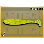 Keitech Easy Shiner 5" #PAL01 Chartreuse Red Flake