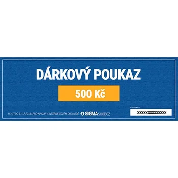 Dárkový potravinový koš SIGMA PUMPY Dárkový poukaz 500 Kč
