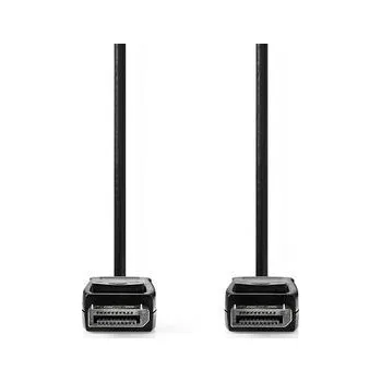 Video kabel Displayport kabel | DisplayPort Zástrčka | DisplayPort Zástrčka | 8K@60Hz | Pozlacené | 3.00 m | Kulatý | PVC | Černá | Box