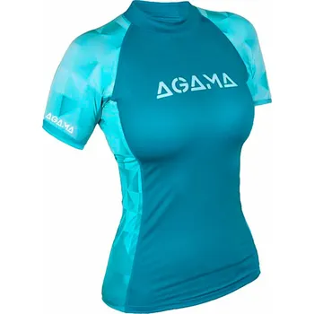 Vodní sport Dámské lycrové triko Agama AQUA LADY, krátký rukáv - M