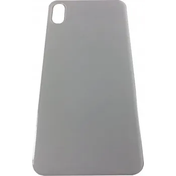Náhradní kryt pro mobilní telefon Kryt baterie Back Cover Glass + Big Camera pro Apple iPhone XS, bílá