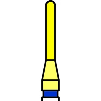Brusný kotouč SUPRA diamant | zelený válec, oblý (L=6 mm) | do turbínky | hrubá zrnitost | 806 314 S140 534 012