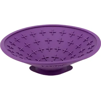 Dávkovač krmiva Lízací miska Splash | LickiMat Barva: Fialová