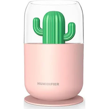 Aroma difuzér Aroma difuzér Kaktus HUMIDIFIER růžový