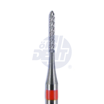 Fréza jemná tvrdokovová fréza s křížovým břitem, torpédo | do násadce | 500 104 292 140 010