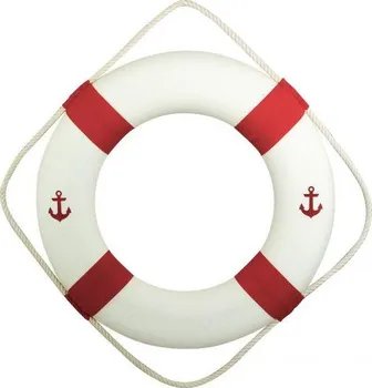 Sea-Club 5564 dekorační záchranný kruh červený/bílý 50 cm