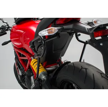 Zavazadlo na motocykl Ducati Monster 821 (18-), 1200 / S (17-)- boční nosič levý Slc SW-Motech
