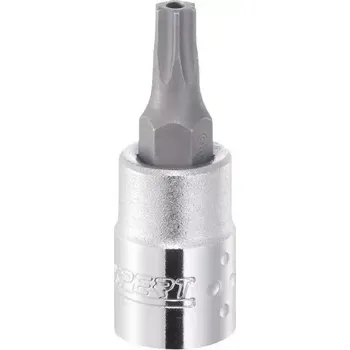 Gola hlavice TONA Expert Zástrčná 1/4" hlavice Torx s otvorem TT25