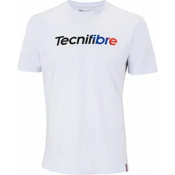 Pánské tričko Pánské tričko Tecnifibre Club Cotton Tee White M