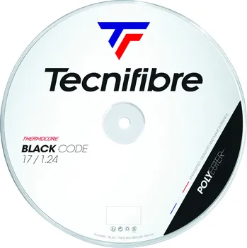 Struna na výplet tenisové rakety Tenisový výplet Tecnifibre Black Code Fire (200 m) 1.28 mm