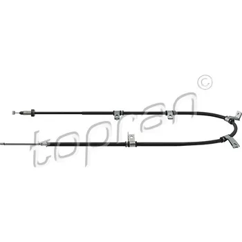Lanko parkovací brzdy TOPRAN Tažné lanko, parkovací brzda 820 759