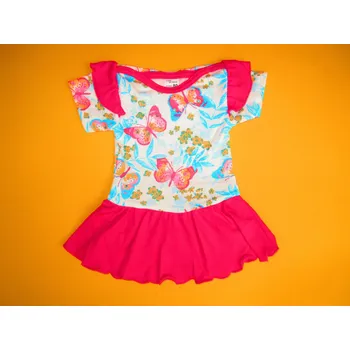 Arex, ČR Body se sukýnkou celopotisk Barva: růžová, Velikost: 74