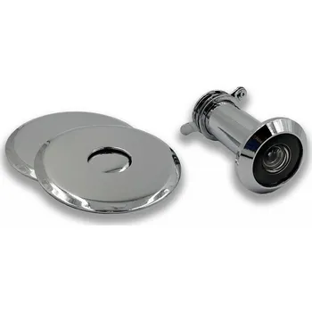 Dveřní kukátko SA - Průhledítko (kukátko) KOMPLET OC - Chrom lesklý