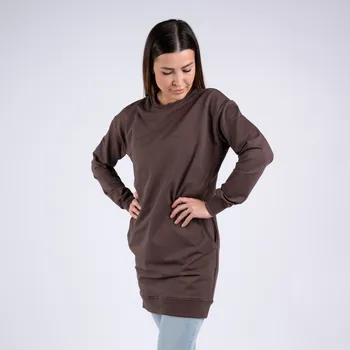 Dámská mikina Moniel kojící mikina dlouhá Basic Chocolate Velikost: M