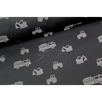 Softshell reflexní zimní - auta Černá