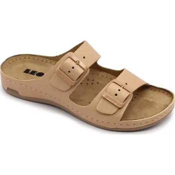 Dámské pantofle Jasný Leons Alisport - Béžová Barva: Béžová, Velikost: 36