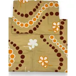 Original 2-dílné béžové flanelové povlečení Barva: Béžová, Velikost: 140x200cm