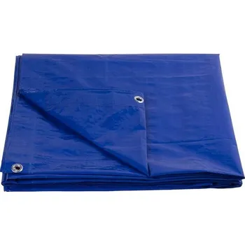 Krycí plachta Strend Pro 2171704 Plachta Tarpaulin Standard 3x3, zakrývací, 80 g/m2, modrá, s oky