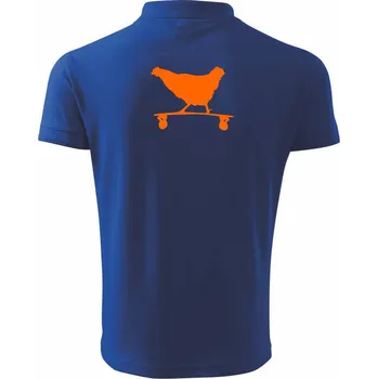 Pánská košile Longboard chicken - Polokošile pánská Pique Polo 203 - 5XL ( Královská modrá )
