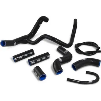 SAMCO Sport Silikonové hadice chladicího systému SAMCO pro Aprilia V4 Tuono 1000/ 1100 RR / Factory 2011 - 2025 - 8 kusů Barva: černá