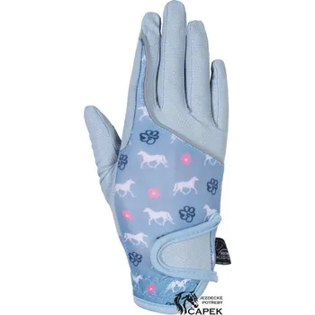 Dětské rukavice HKM -BRIA- - Světle modrá - 8let
