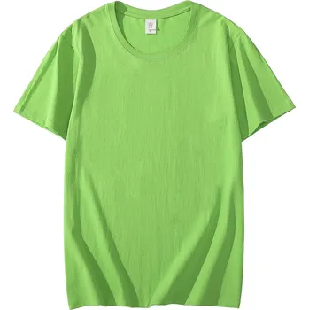 Bavlněné unisex tričko s kulatým výstřihem Barva: Zelená, Velikost: S